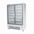 Supermarket Double Kaca Pintu Freezer